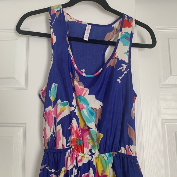 Floral High Low Dress - Picture 3 of 7